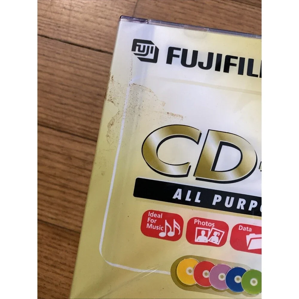 FUJIFILM Blank colored CD-R All Purpose 10 Pack - 80 min, 700MB, 1x - 40x Sealed